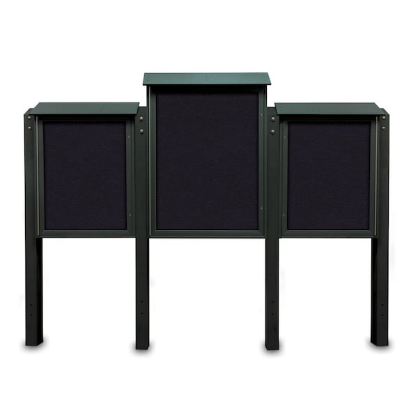 Sliding Door Indoor Enclosed Corkboard, 7